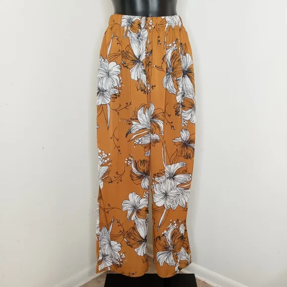 SHEIN Floral Pants NO BELT - Picture 3 of 5